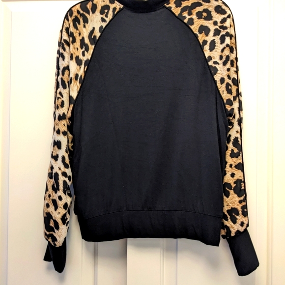 Bianca Nygard lightweight leopard bomber jacket - Picture 2 of 7